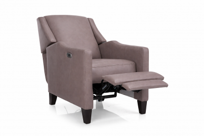 Decor-Rest Power Leather Recliner in City Stone - 3053-67-STONE